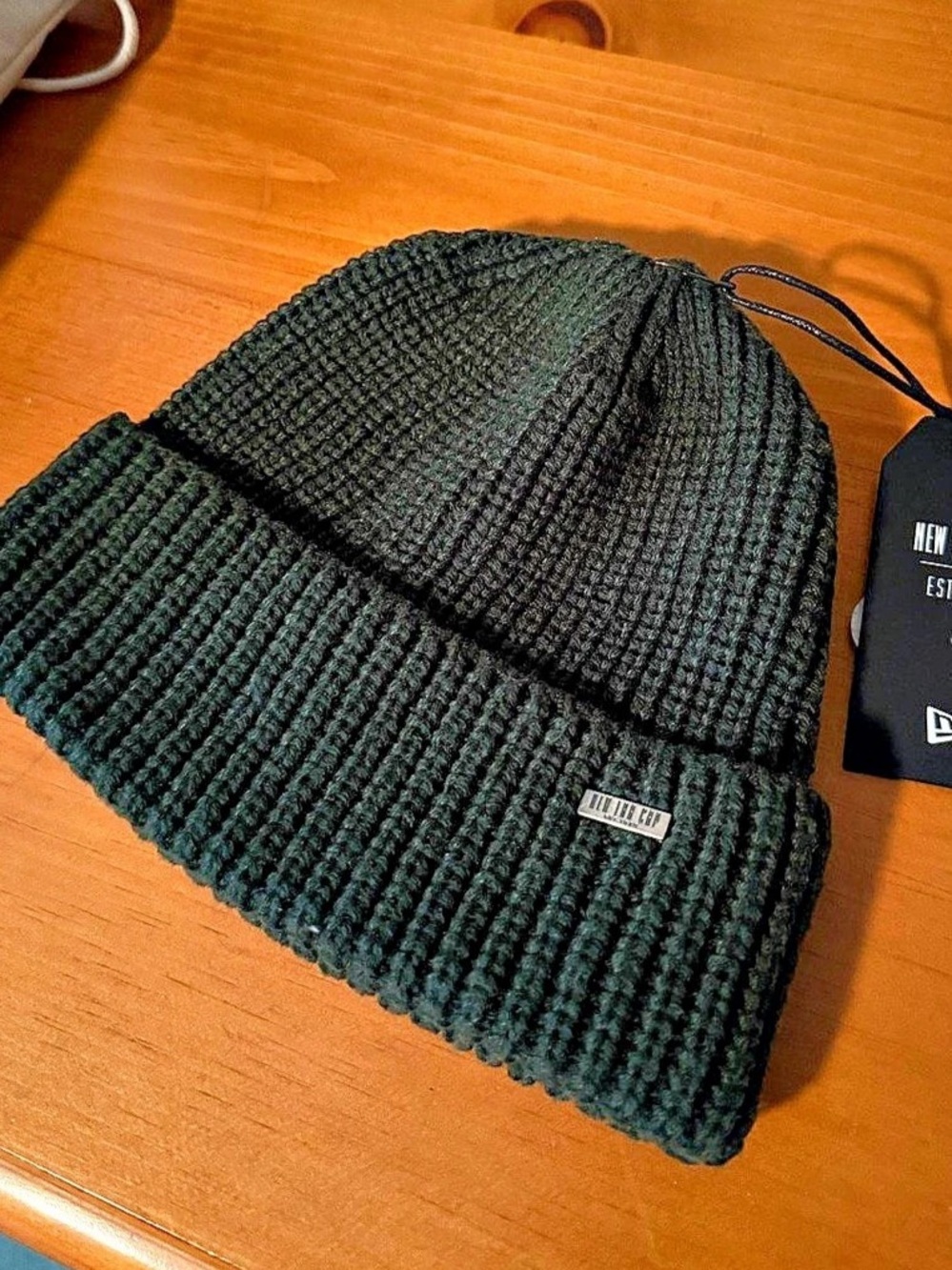 New Era Cuff Knit Beanie Green